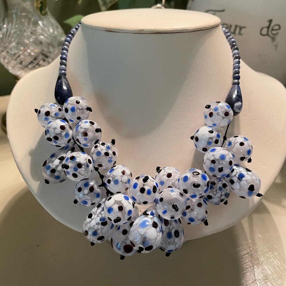 Lapis Beaded Necklace